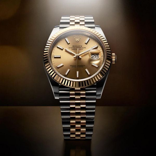 Rolex Oyster Perpetual Date Just 2Ton Gold Yellow