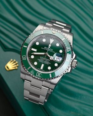 Rolex Oyster Perpatuel Submarine Silver Green