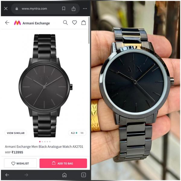 Armani Exchange Classic Black